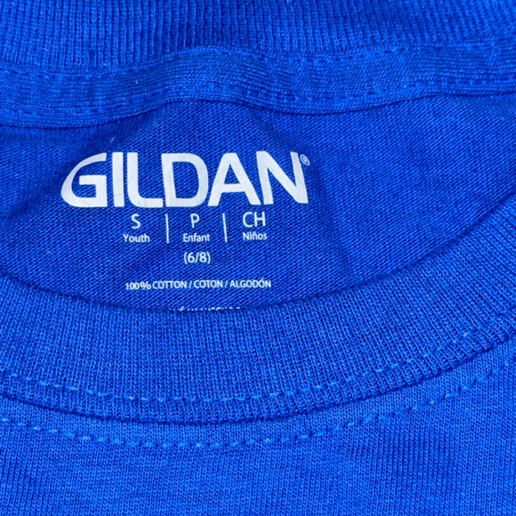 UF University Of Florida Gators Blue Orange Person Tee Shirt Youth Size Small - Picture 2 of 4